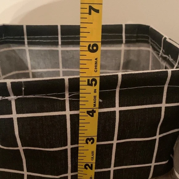 Grid Pattern Storage Bins - Set of 2 💖 - Picture 7 of 10